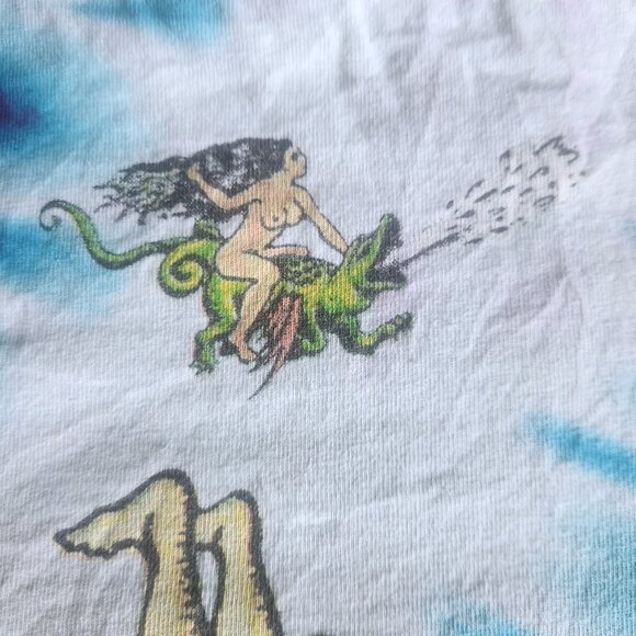 Vintage Allman Brothers Band T-shirt 1995 Tour Size XL Wild Oats All Over Print - Picture 3 of 16